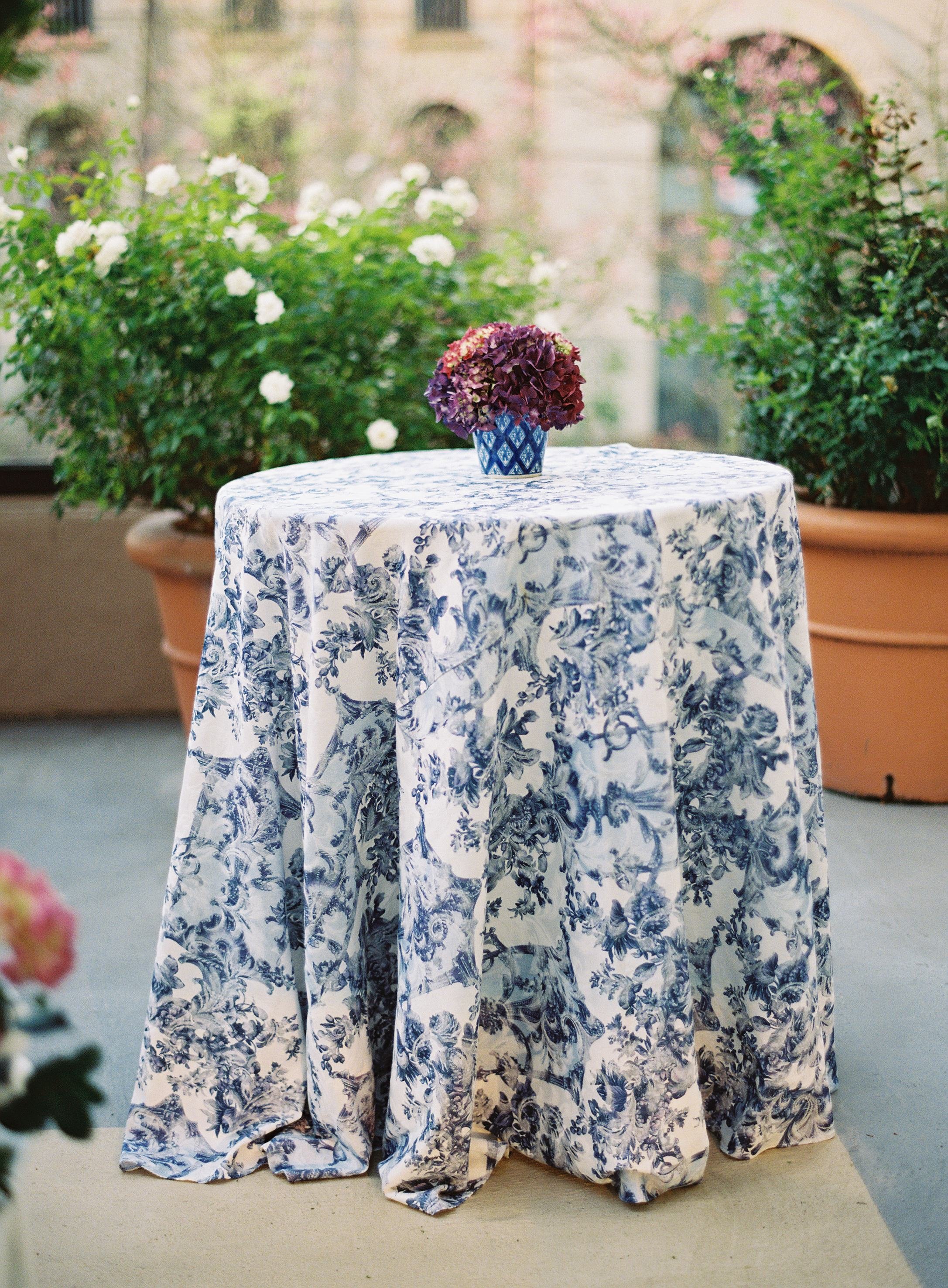 French Blue Table Linens
