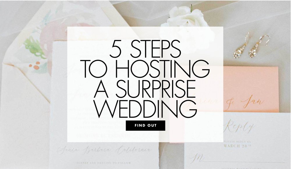 How a Bride Surprised 250 Guests with Her Wedding