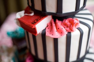 Black and White Cake black-and-white-stripes-cake