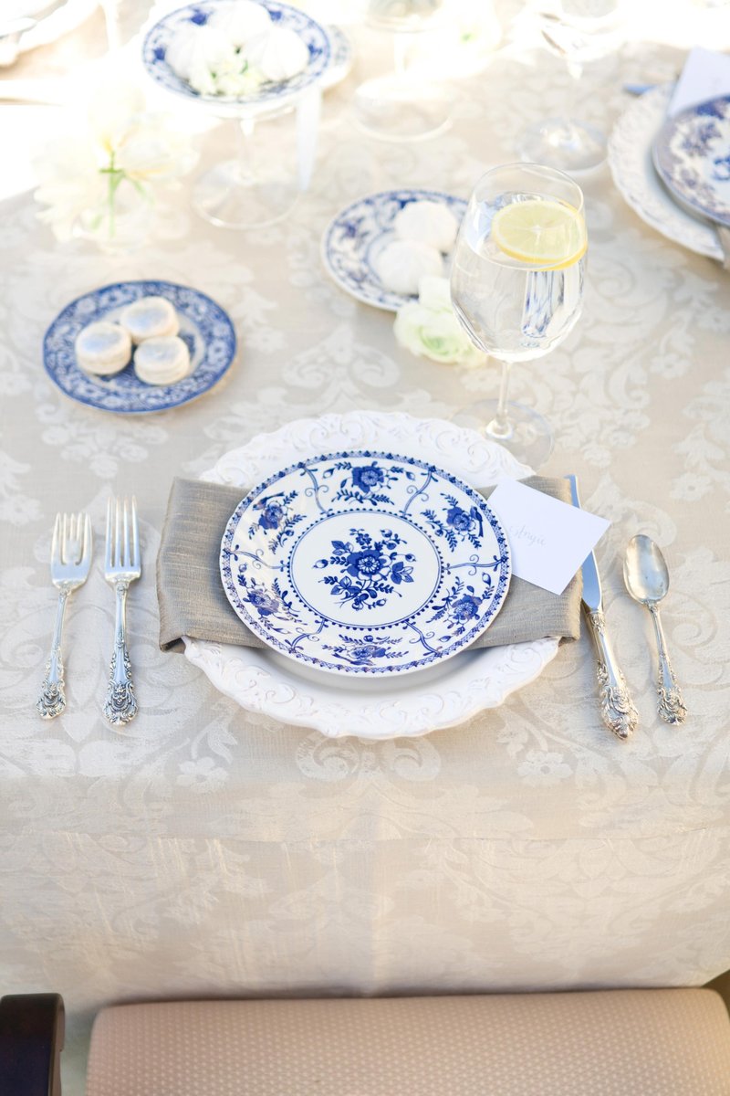 Décor Inspiration For A Beautiful Blue & White Wedding