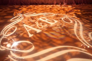 Dance Floor Monogram Lighting monogrammed-dance-floor-with-projection-lighting
