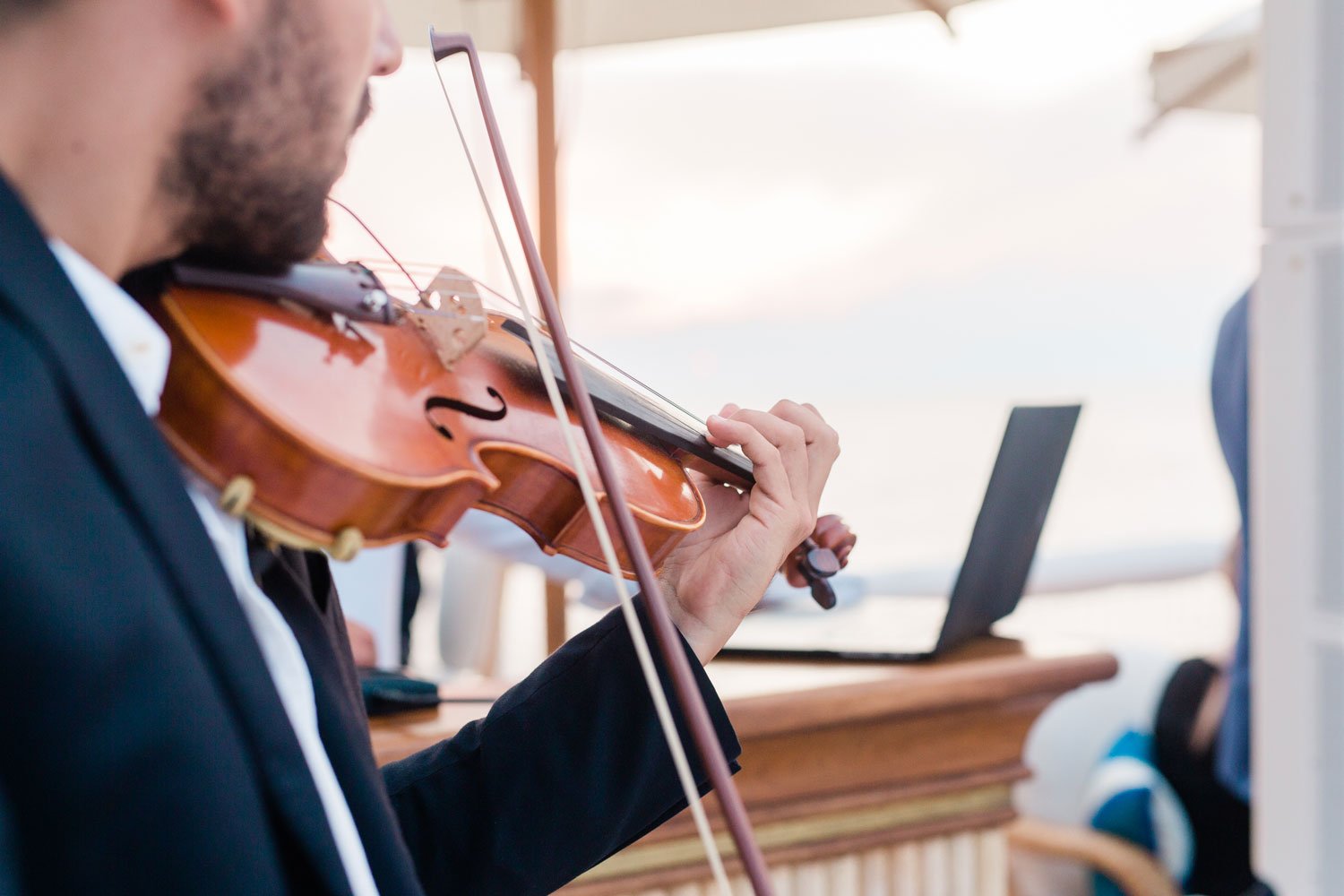 Violinist at Ceremony