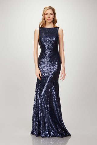 "Gemma" by THEIA Bridesmaids theia-bridesmaids-spring-2017-gemma-sleeveless-bateau-neckline-long-wedding-dress-sequin-cowl-back