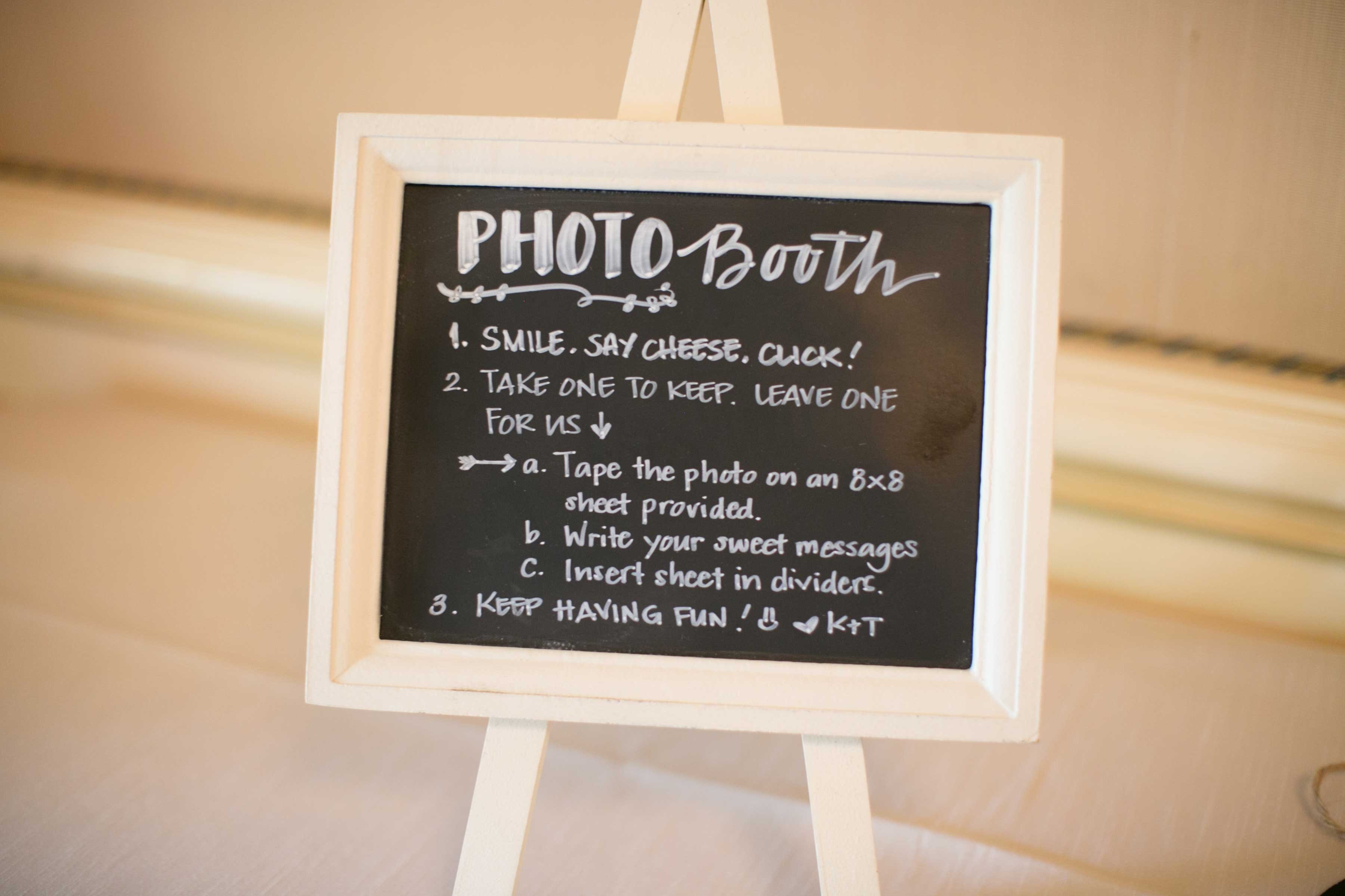 Photo Booth Instructions on Blackboard