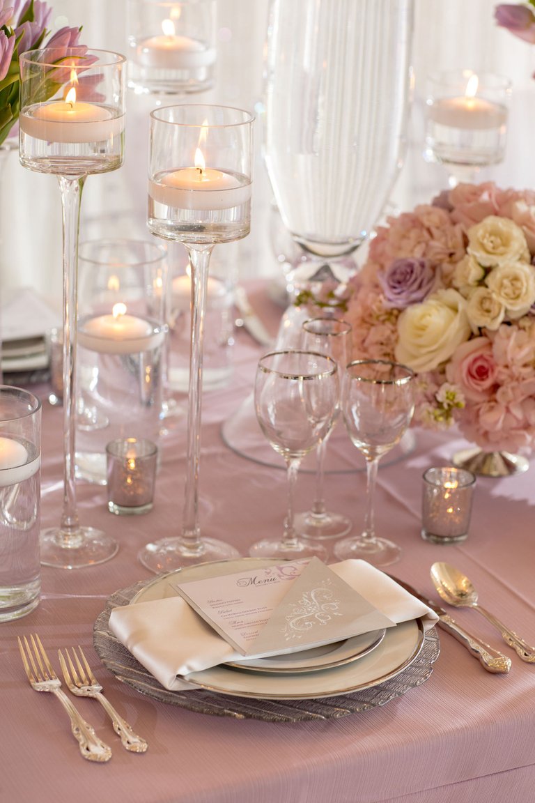 Silver Place Setting & Glassware