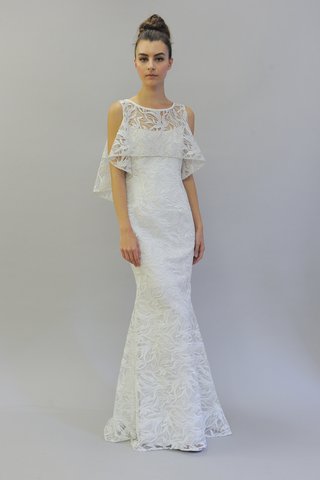 Austin Scarlett "Nadine" (Front with Cape) austin-scarlett-fall-2017-nadine-branch-lace-trumpet-gown-with-cape-overlay