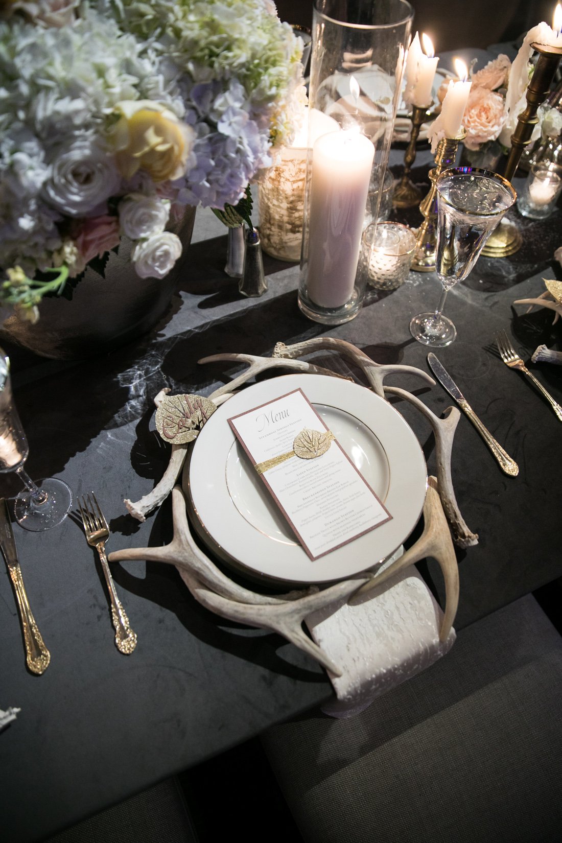 AntlerFramed Dinner Plate