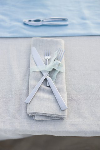 Seaside Clambake Place Setting silverware-and-lobster-cracker