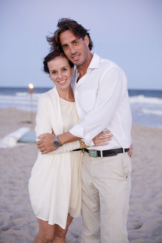 Bride and Groom on Beach couple-on-beach