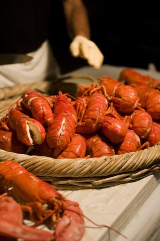 Lobster in a Baskets lobsters-in-a-basket-was-served