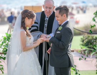 Ocean View Ceremony With Cultural Traditions Elegant Reception
