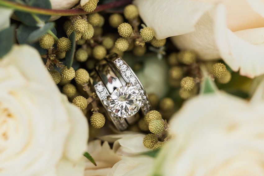 Diamond Engagement Ring & Bands