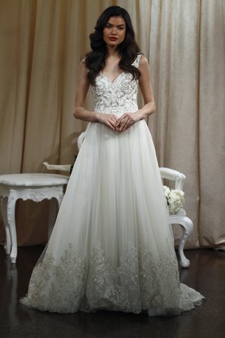 "Corinne" Dress a-line-corinne-gown-with-beaded-bodice-and-skirt-by-badgley-mischka