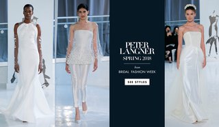 Opulent, Statement Styles from Peter Langner Spring 2018 peter-langner-spring-2018-bridal-collection-wedding-dresses