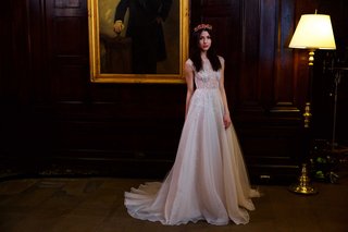 Style 16-105 by Berta berta-bridal-fall-winter-2016-wedding-dress-with-silver-beading-sleeveless