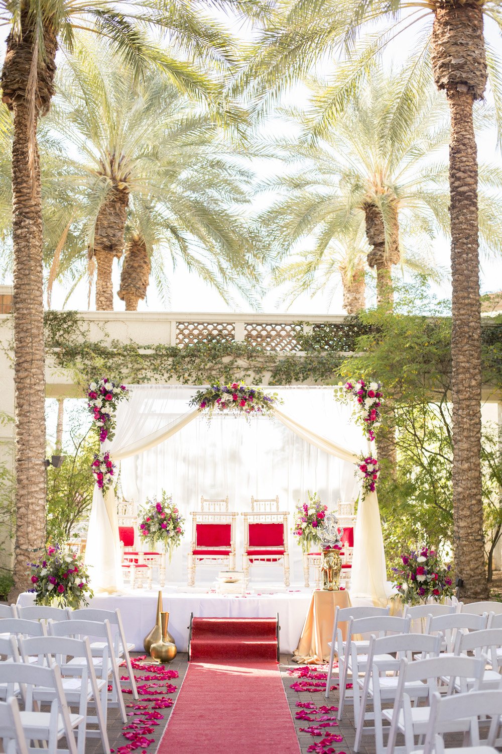 Mandap Among Palm Trees