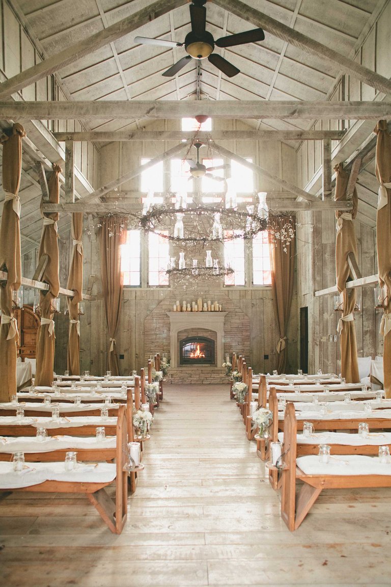 Fireplace at Ceremony Venue