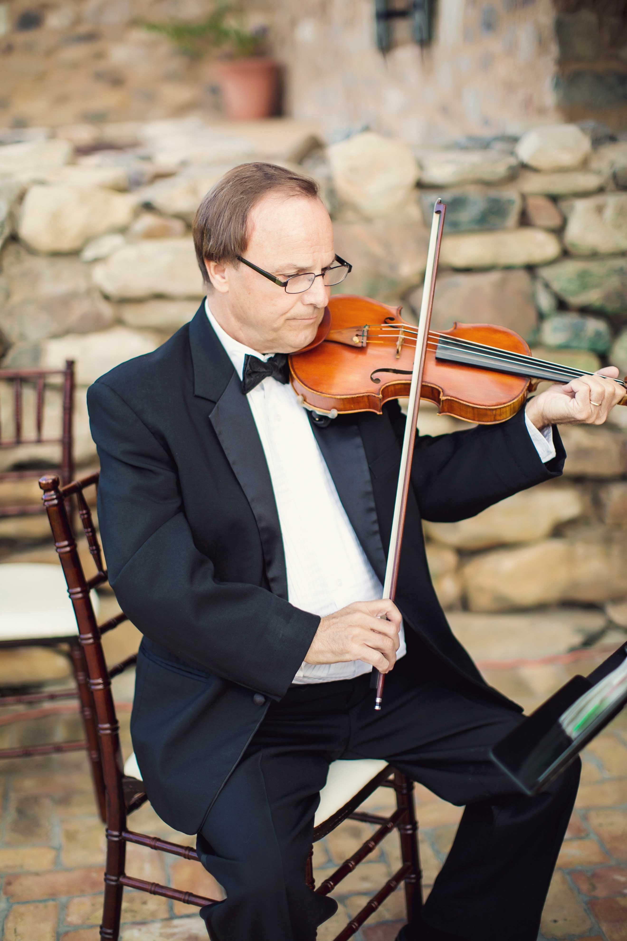Violin Player in String Quartet