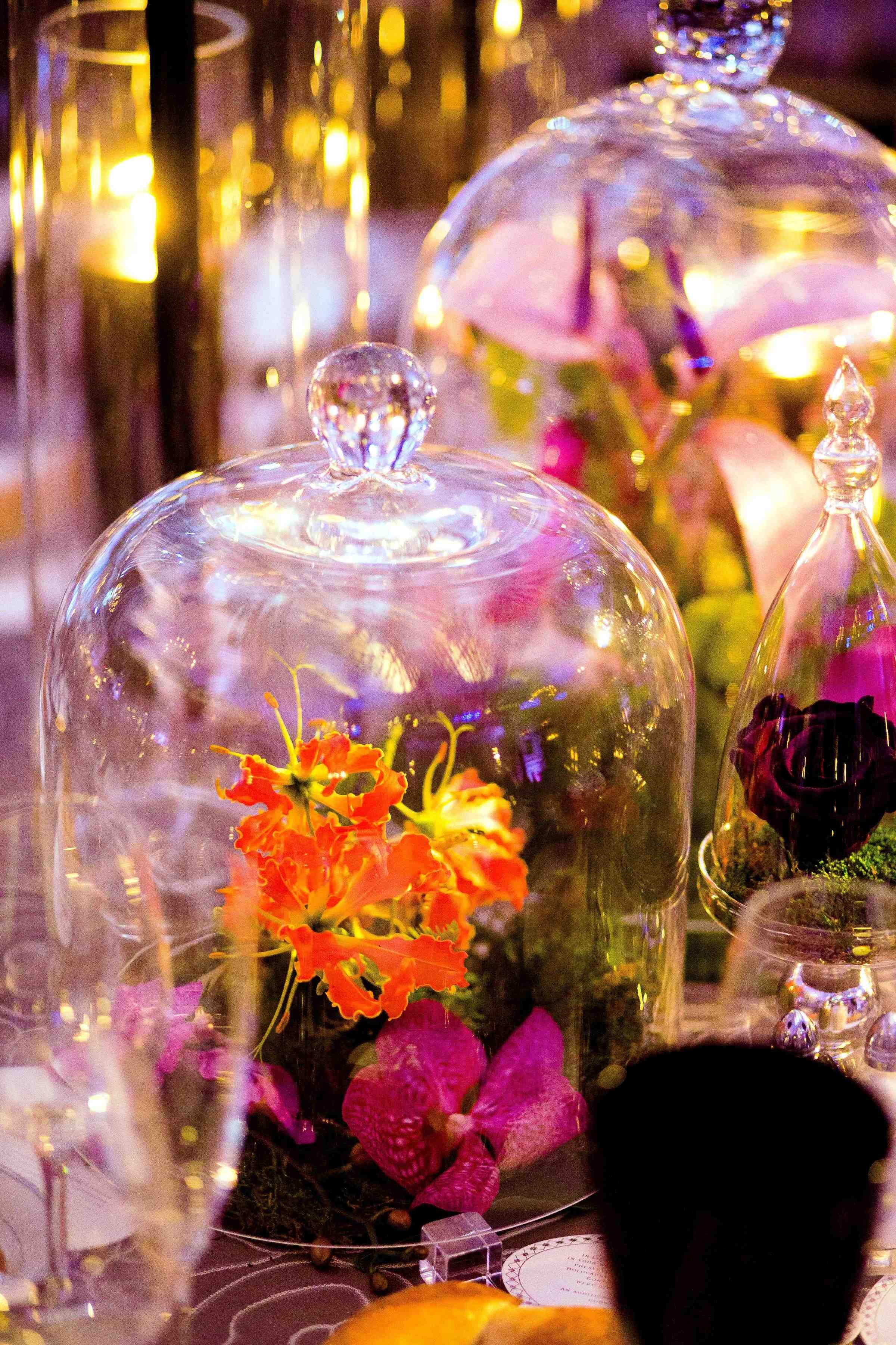 Glass Dome Centerpieces