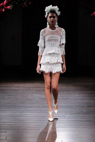 "Cartegena" by Naeem Khan 1920s-inspired-fringe-tier-wedding-dress-by-naeem-khan-fall-2016