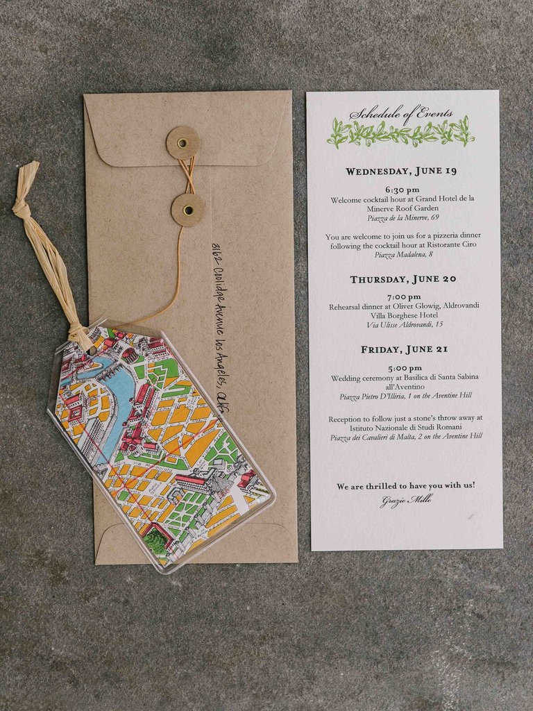 Luggage Tag Invitations