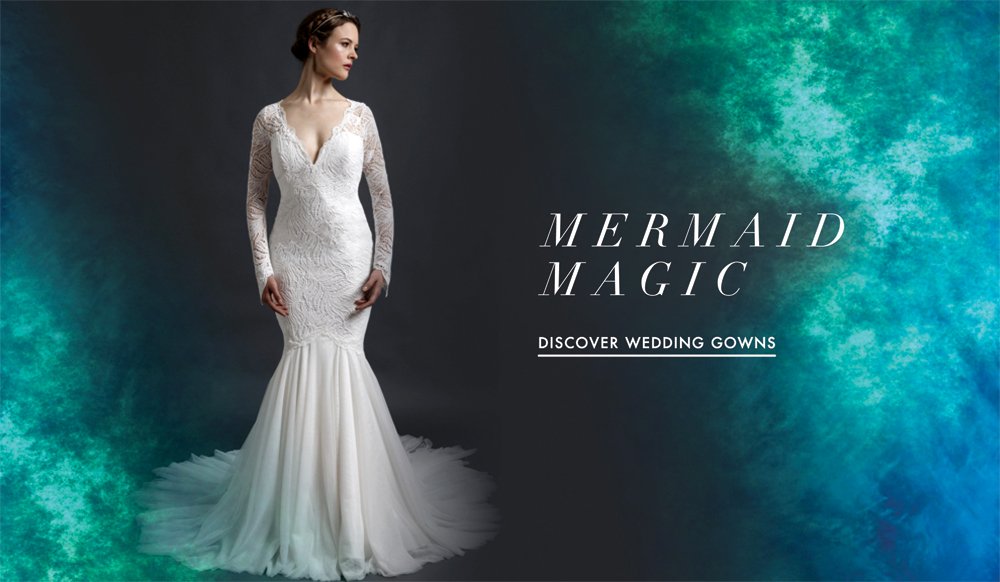 Fitted Mermaid Wedding Dress for Brides Who Want a Sexy Silhouette