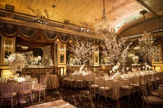 formal wedding reception