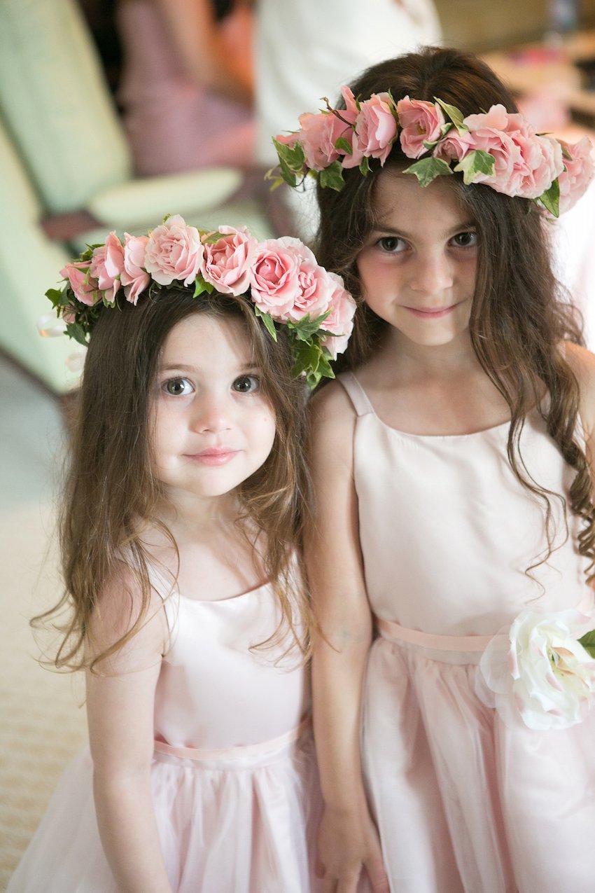Pink Rose Flower Crowns