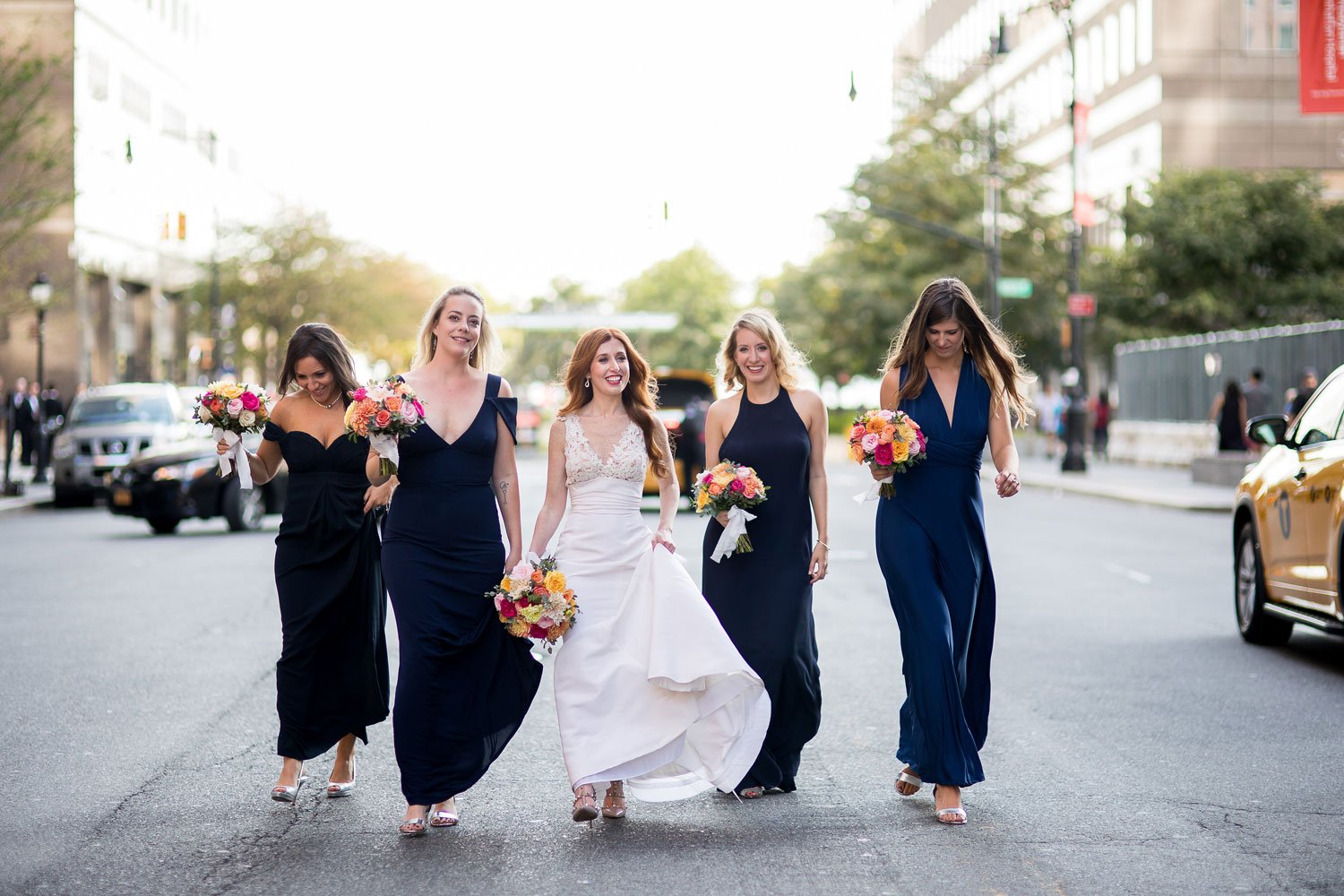 Navy Bridesmaid Dresses in NYC