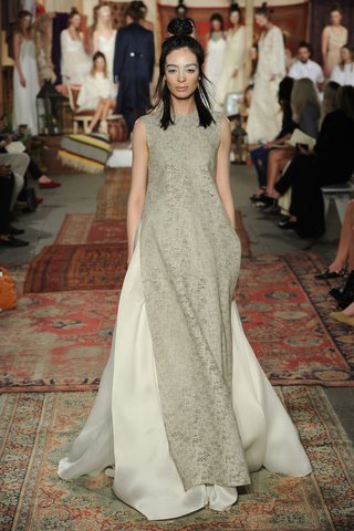 Dress With Lace Overlay houghton-bride-lace-overlay-with-high-slits-and-full-silk-skirt
