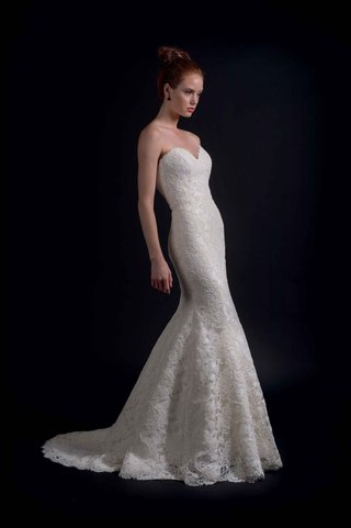 "Georgia" by Modern Trousseau Fall 2016 modern-trousseau-fall-2016-strapless-lace-wedding-dress