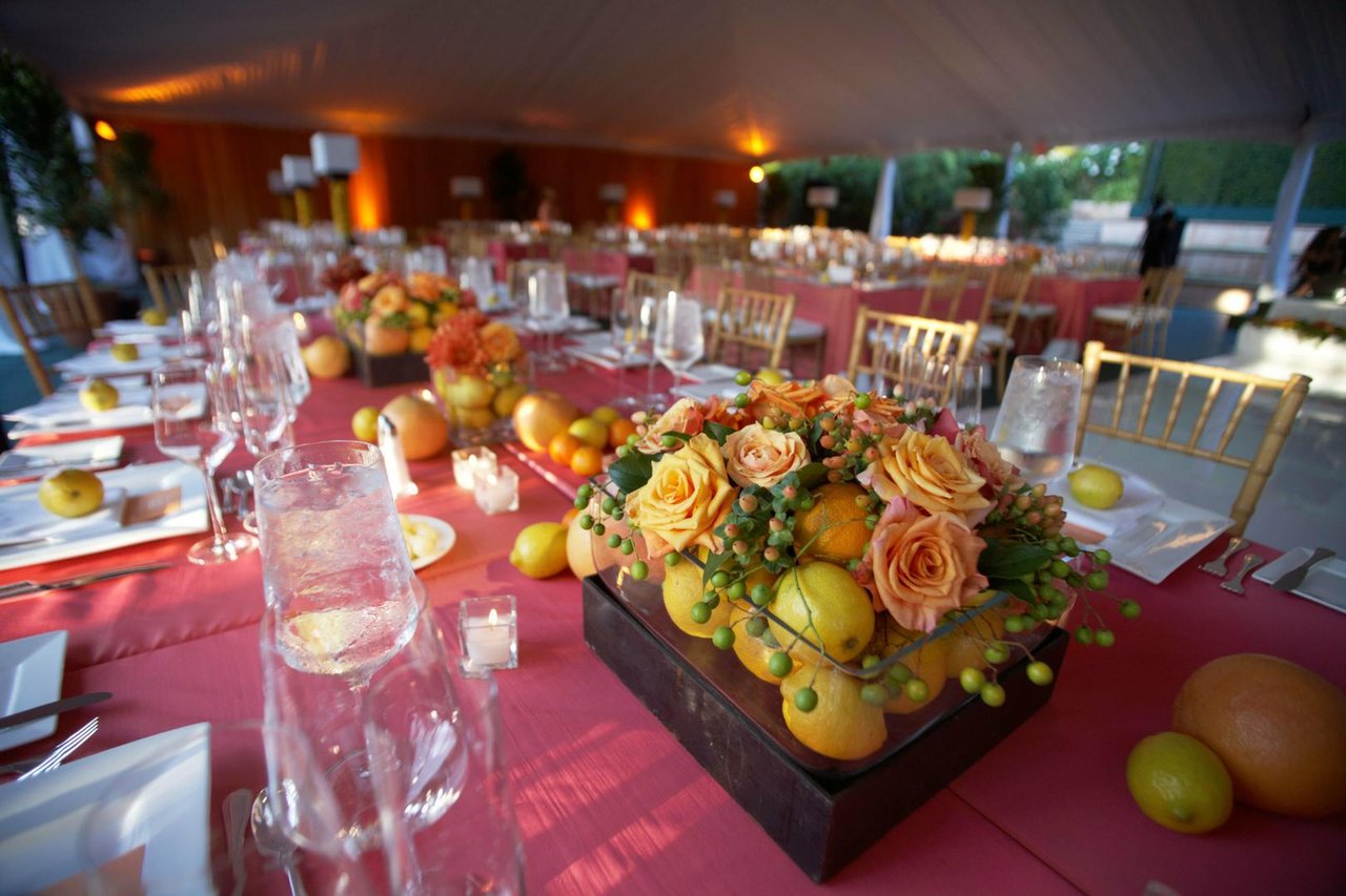Citrus Wedding Centerpiece