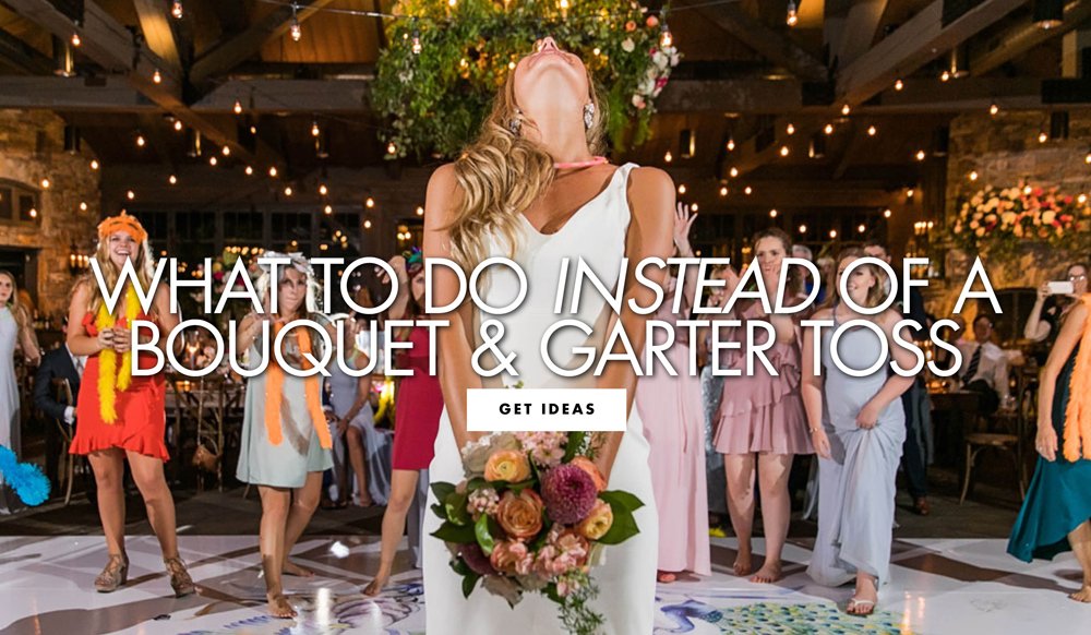 Reception Alternatives to the Bouquet and Garter Toss