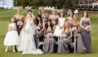 slate bridesmaid dresses