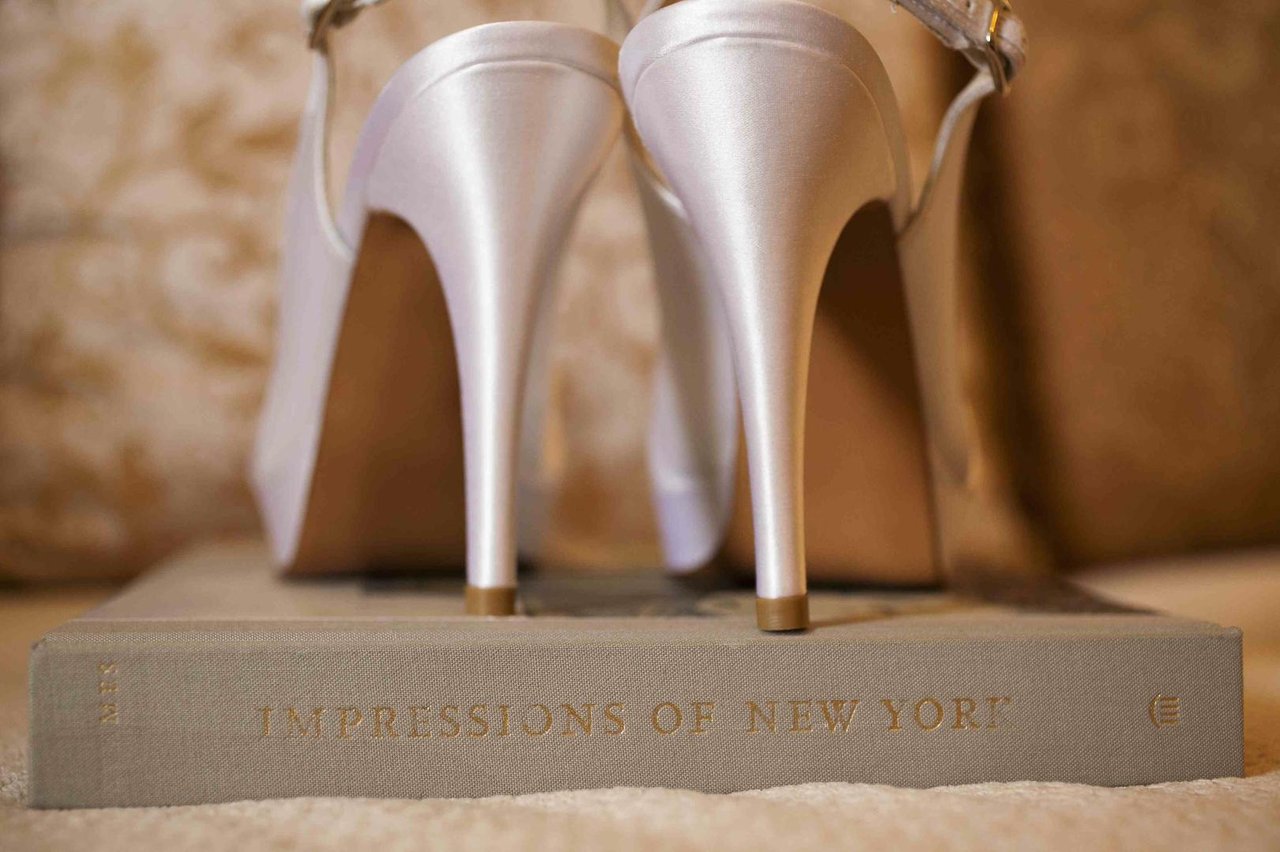 slingback bridal shoes
