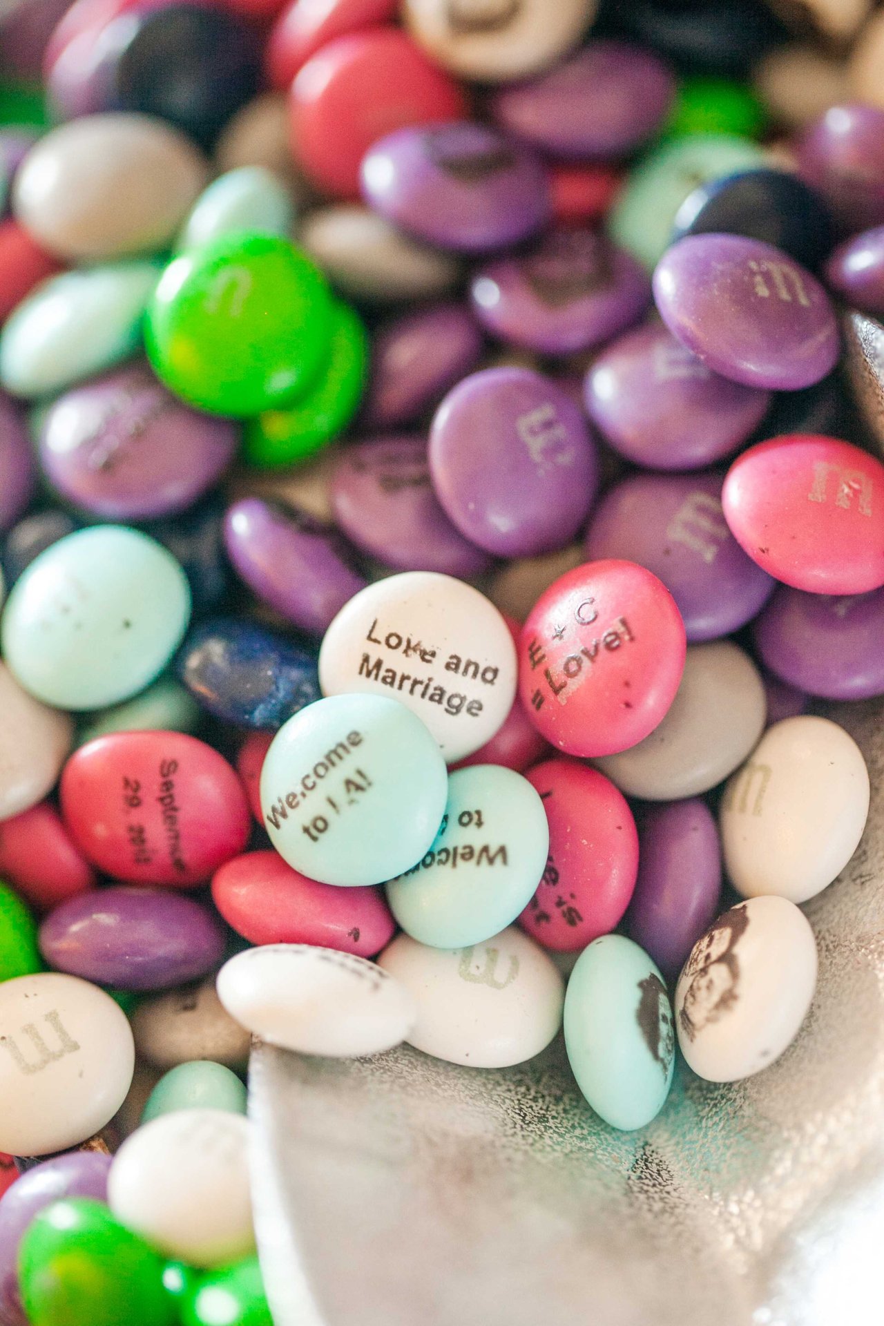 Personalized Wedding M&M's