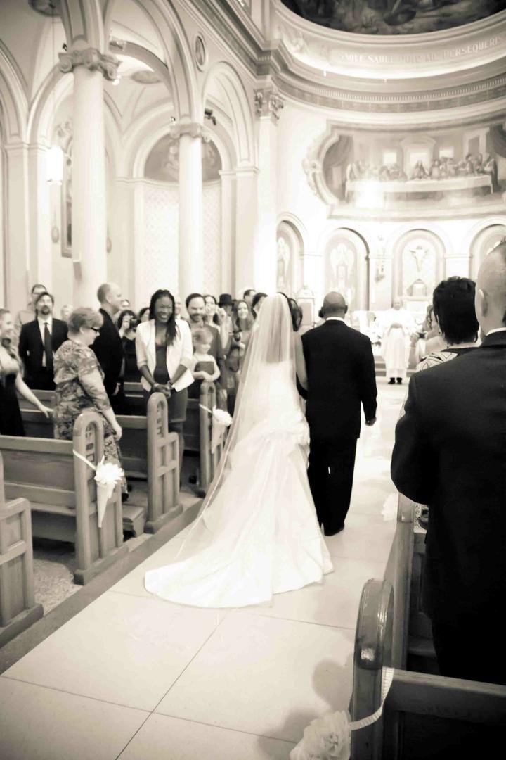 Real Wedding of Enuka Okuma + Joe Gasparik Inside Weddings