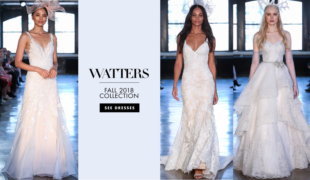 Romantic Bridal Gowns from the Watters Fall 2018 Collections Romantic Bridal Gowns from the Watters Fall 2018 Collections