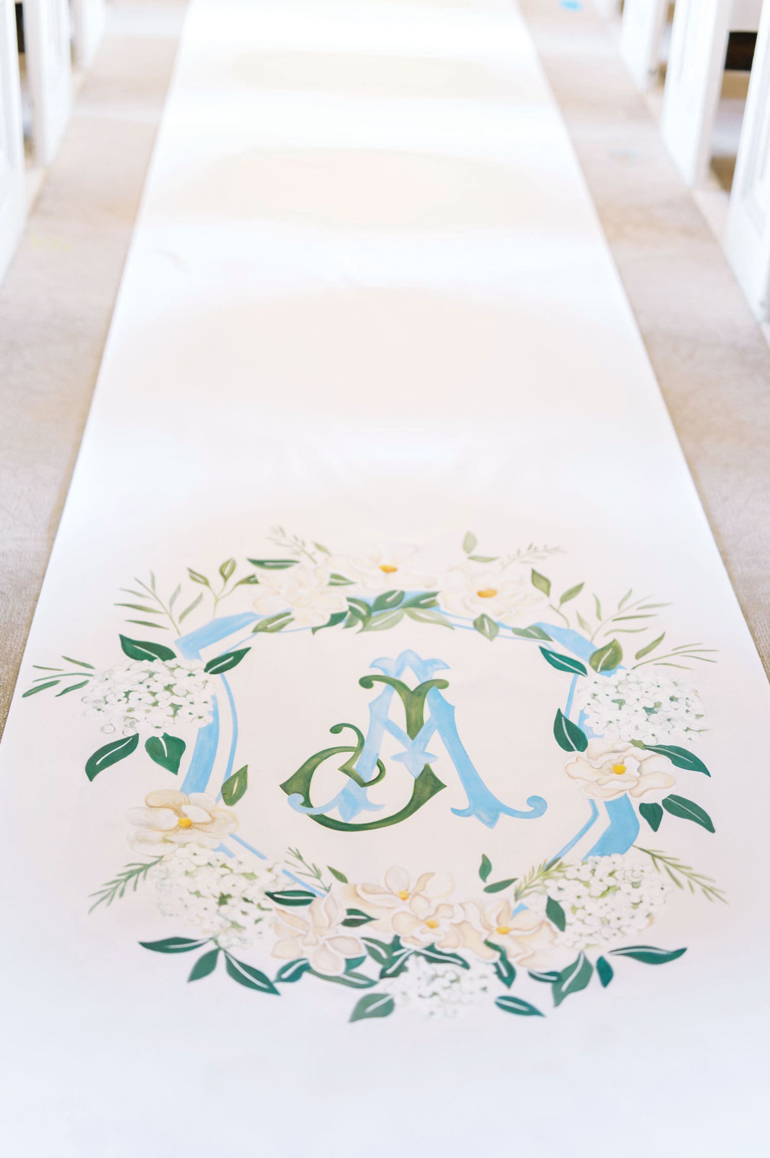HandPainted Aisle Runner by The Original Runner Company