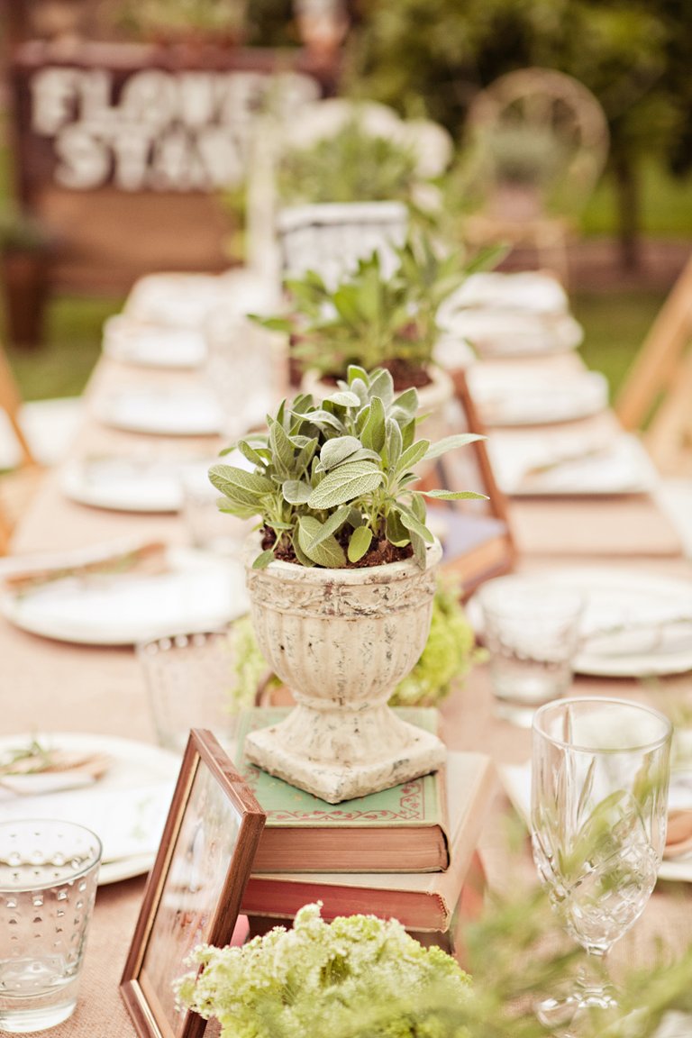 Fresh Herb Centerpieces