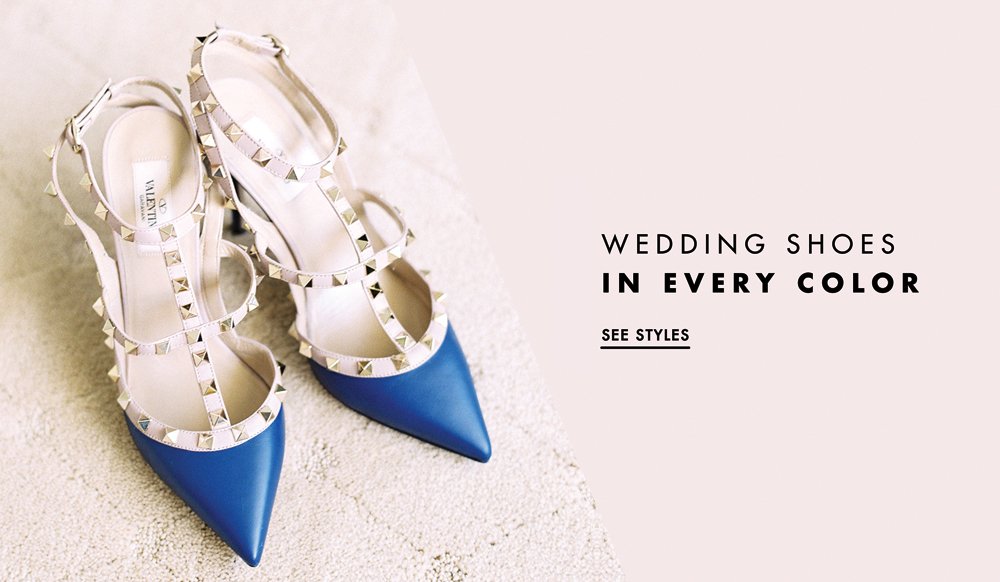 14 Pairs of Non-White Wedding Shoes for a Daring Bride