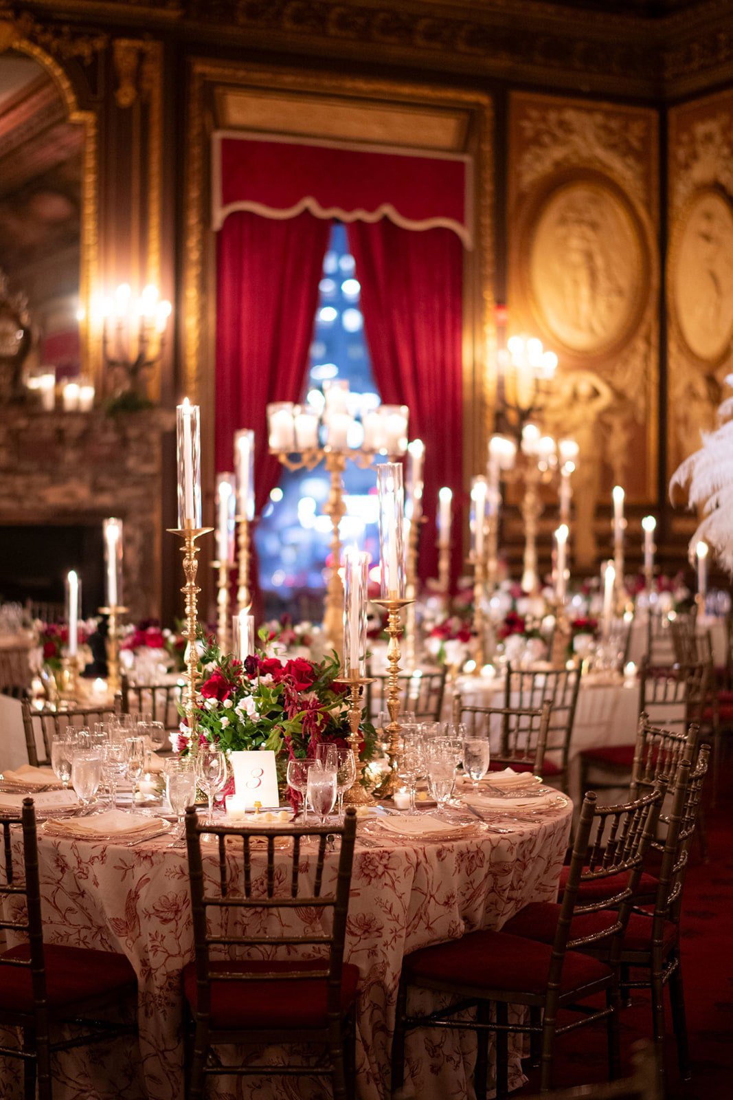 Reception Agwe Gilded Age-Inspired Wedding Reception