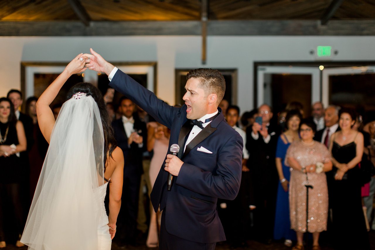 Groom Serenades Bride