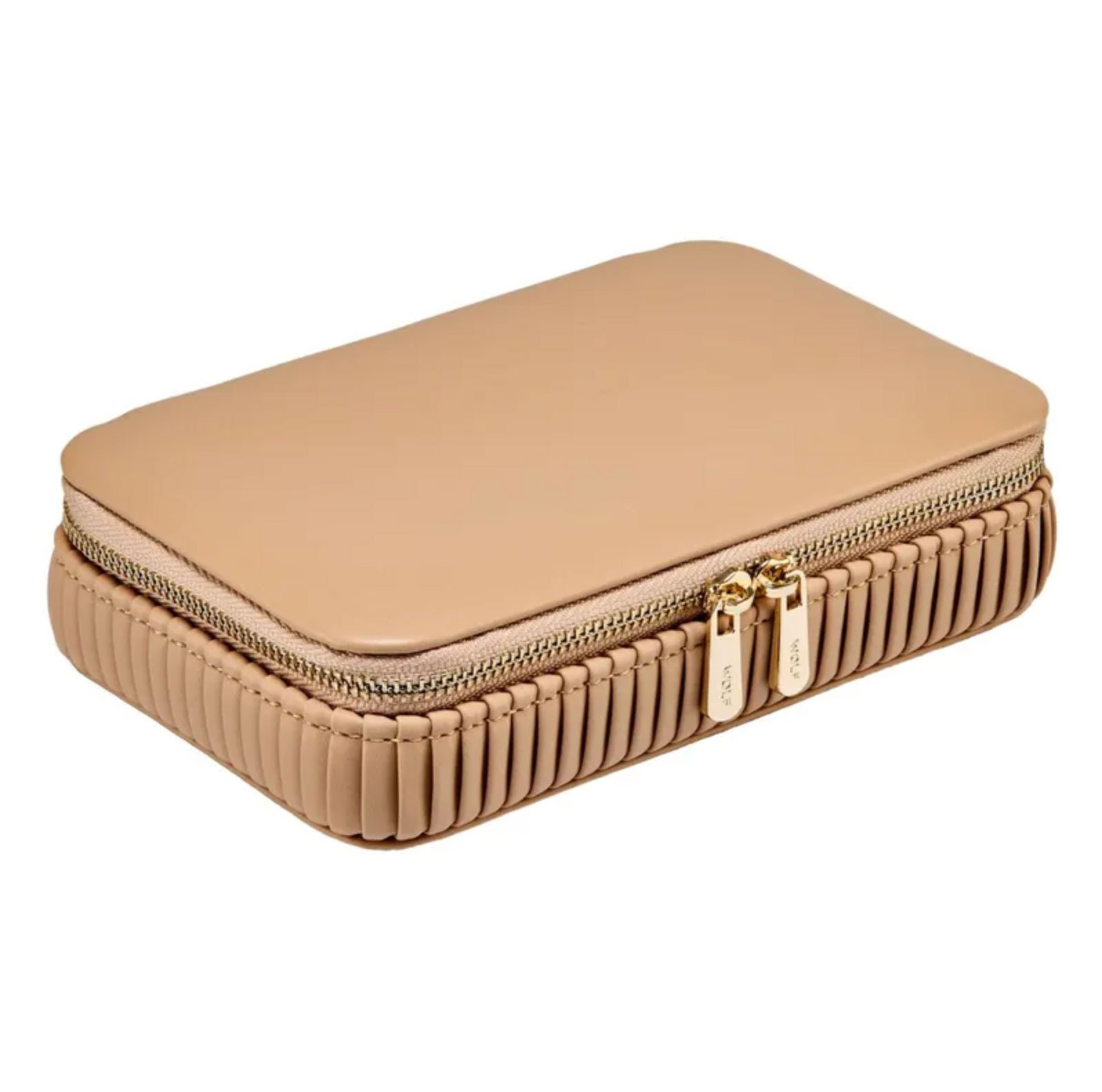 Gearys Bella zip travel case for jewelry by WOLF engagement gift ideas engaged friend