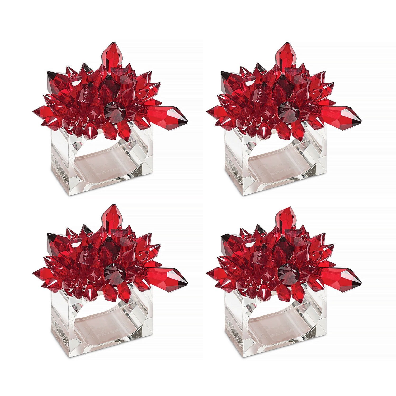 Baccarat x Kim Seybert Zenith napkin rings set of four Bloomingdale’s wedding registry ideas