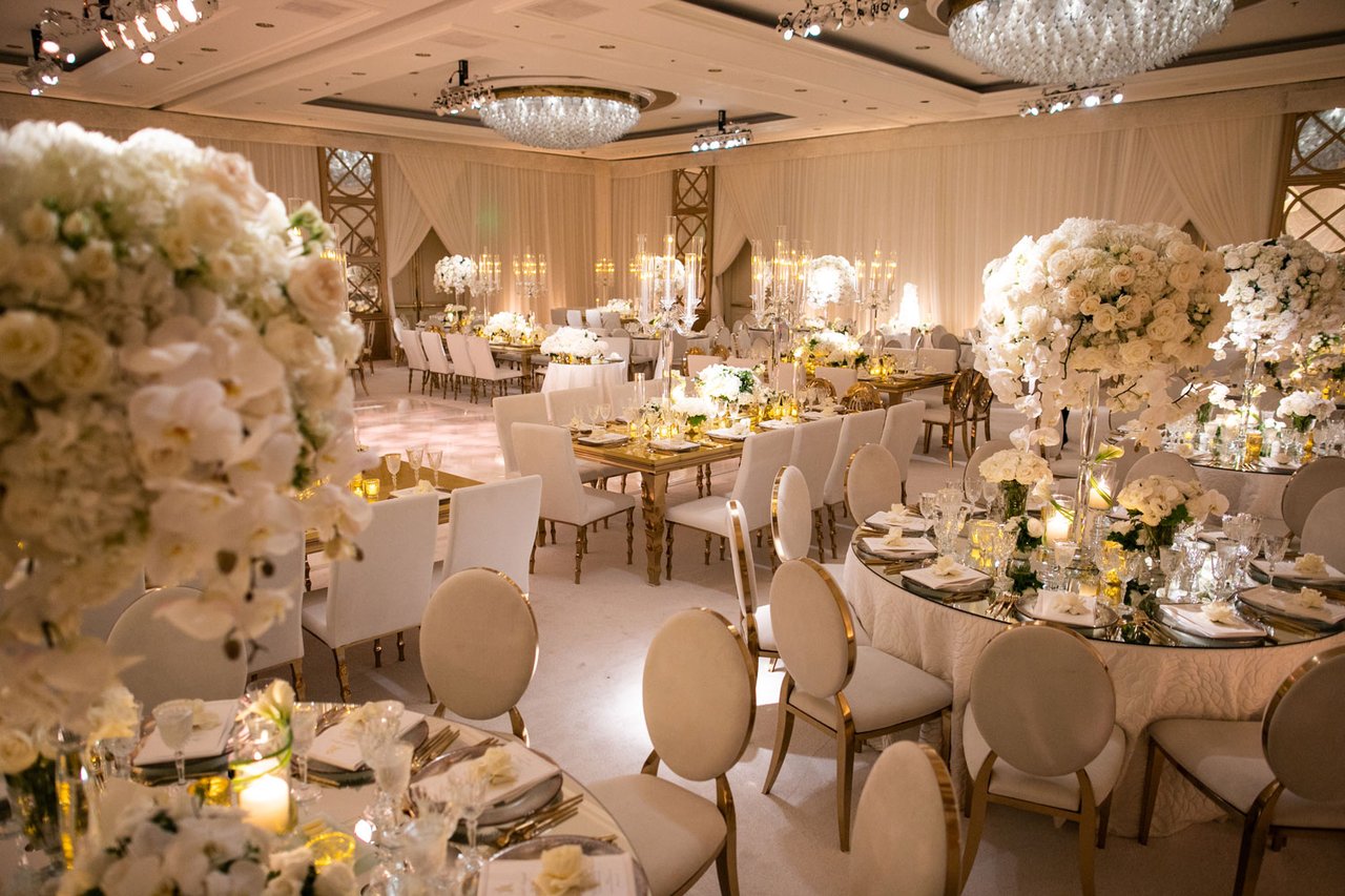 A Garden-Inspired Wedding with Luxe Décor in Beverly Hills
