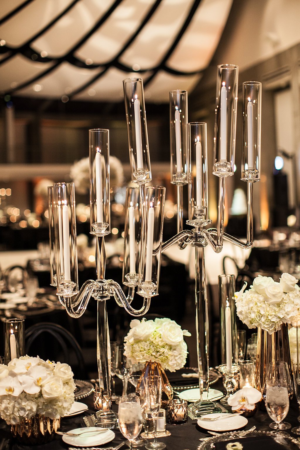 Glass Candelabra
