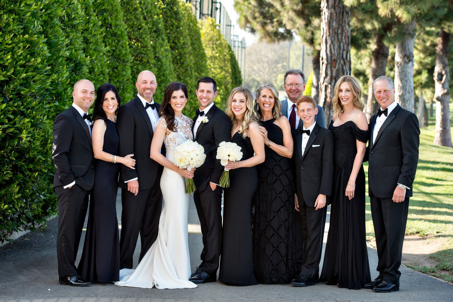 Family in Black-Tie Attire