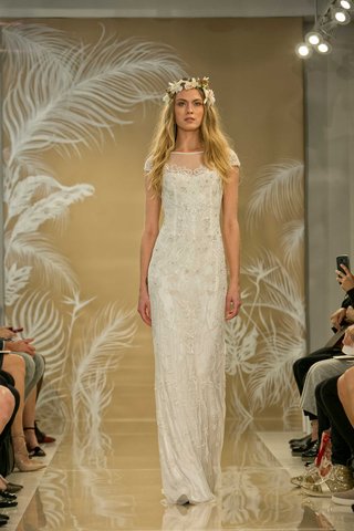 "Piper" by THEIA theia-fall-2017-piper-ivory-hand-embroidered-porcelain-bead-crystal-cap-sleeved-tulle-wedding-dress