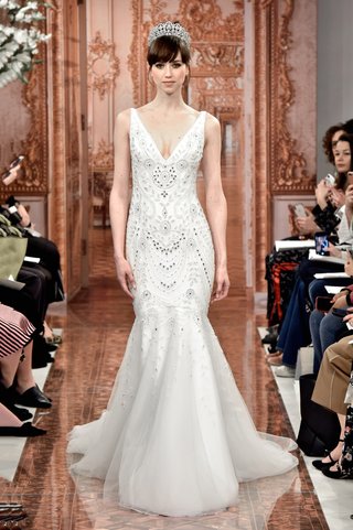 "Anastasia" by THEIA anastasia-by-theia-spring-2019-ivory-sleeveless-v-neck-mermaid-gown-with-swarovski-crystals